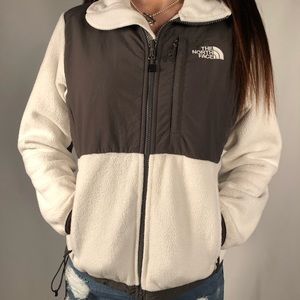 North Face Cream Fleece Jacket